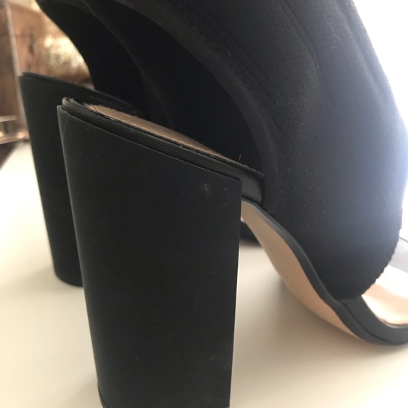 Zara High Heeled Sandals, Stretch Fabric Upper - Picture 4 of 6